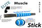 The Muscle Stick - Elite "Rubber" Soft Massage Roller - 6 Colors Available