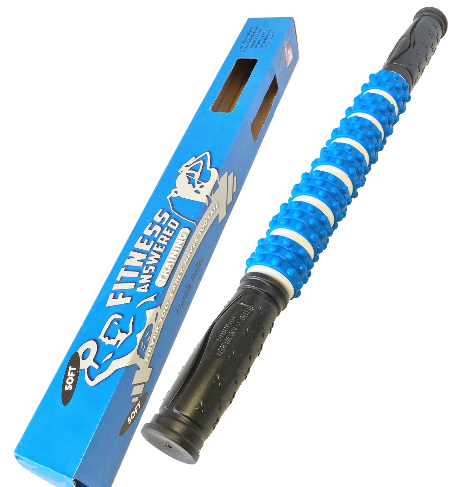 The Muscle Stick - Elite "Rubber" Soft Massage Roller - 6 Colors Available