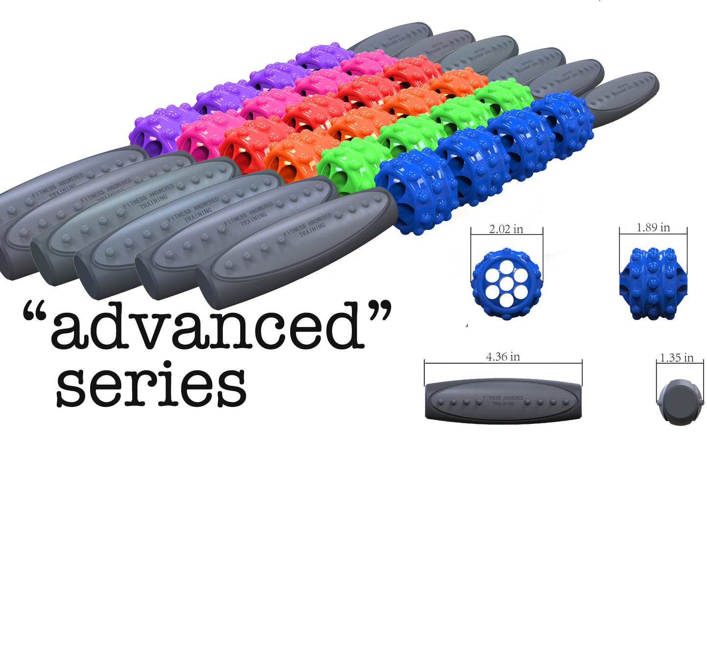 Massage Roller Stick | Muscle Roller Stick - Neck/Back Roller For Muscles Deep Tissue | The Stick For Runners Muscle Soreness Relief